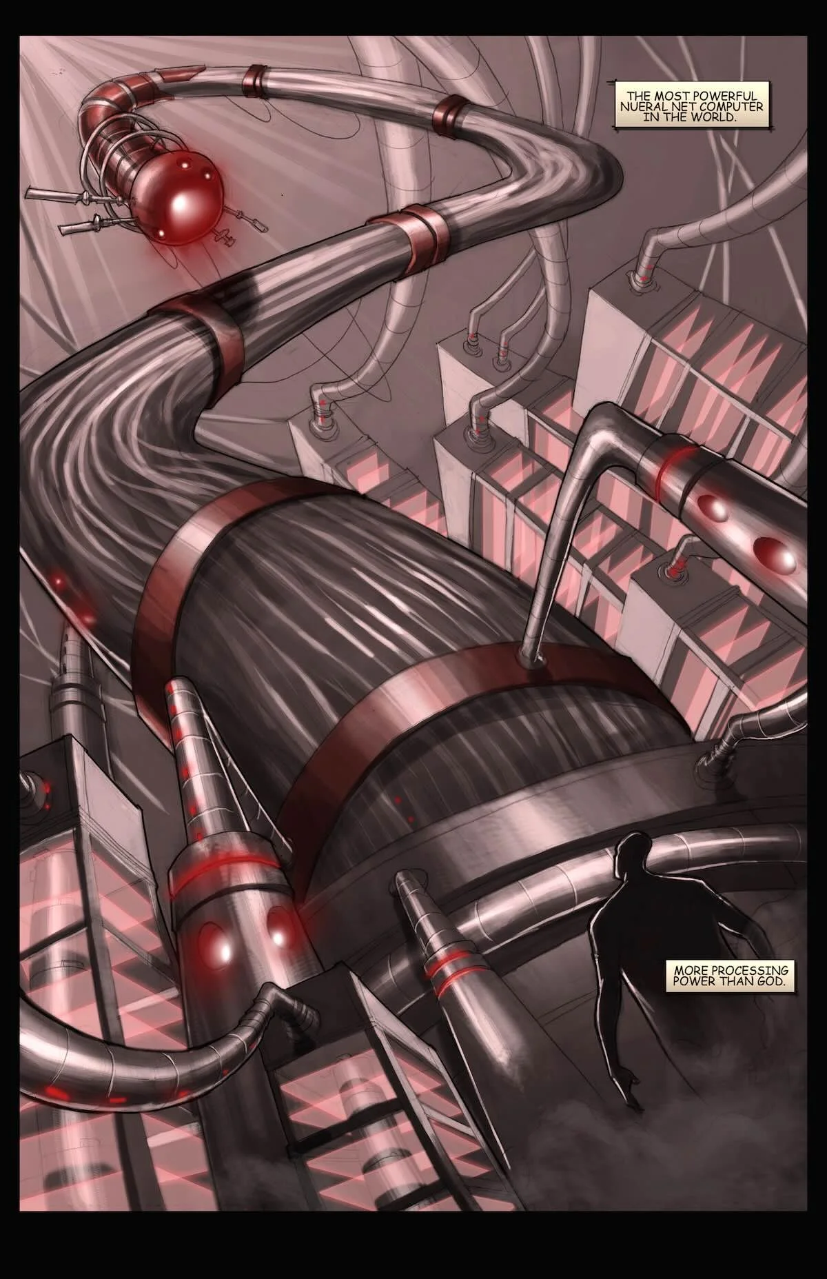Deep Blue #2 sample interior comic page
