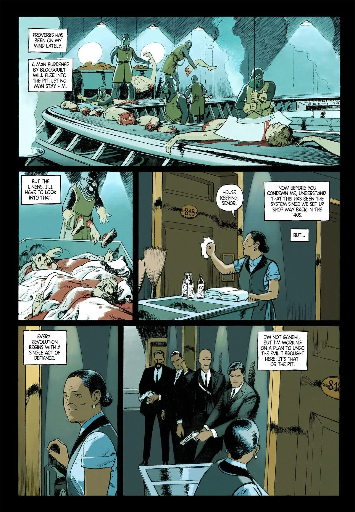 Vamp #5 sample interior comic page
