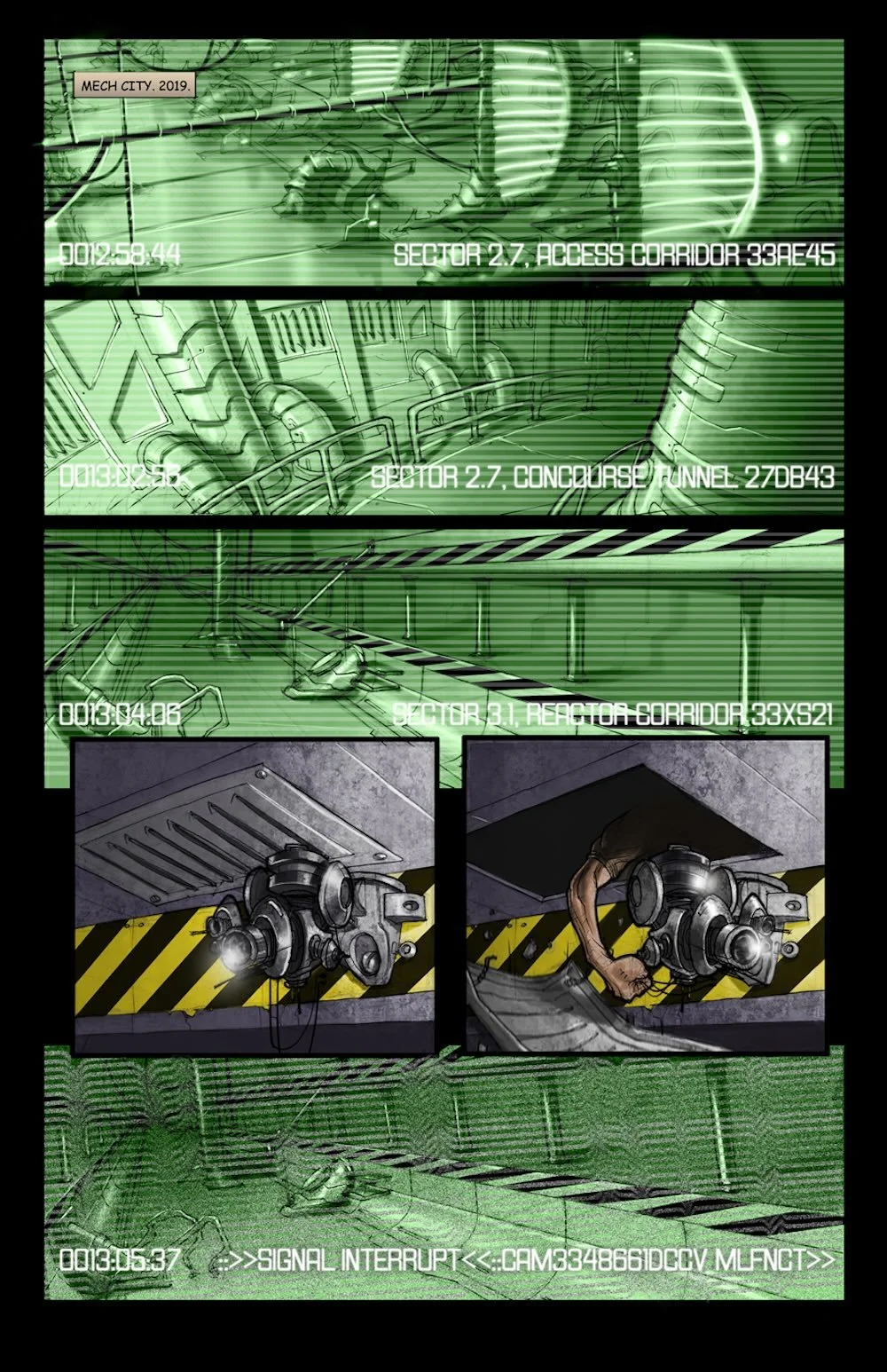 Deep Blue Pocket Edition interior art sample