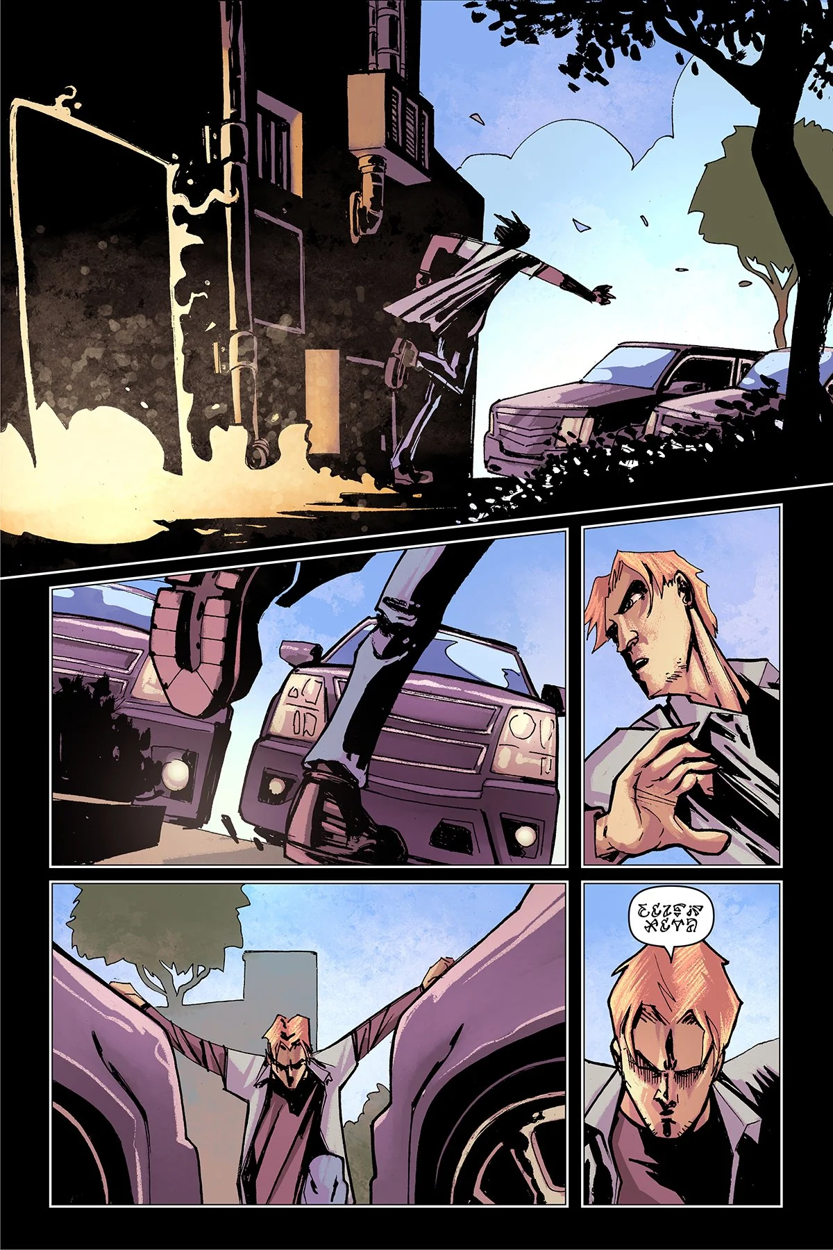 Magick #2 sample interior comic page