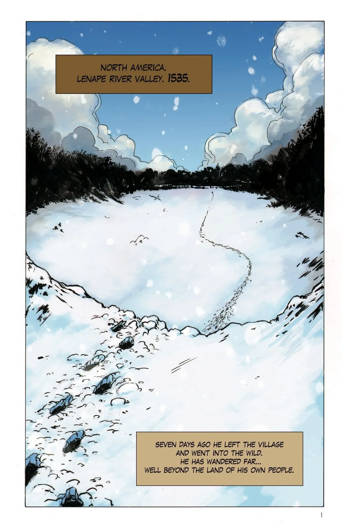 Brave #1 interior comic art sample