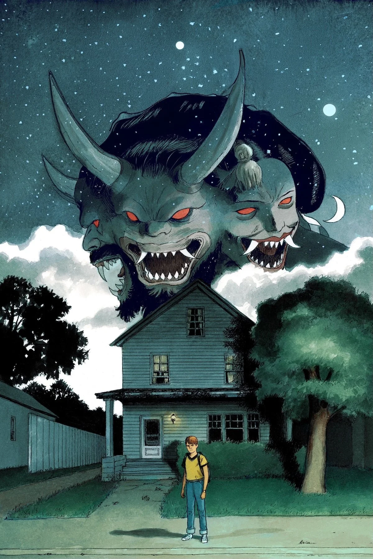 Textless cover art for Vamp #5