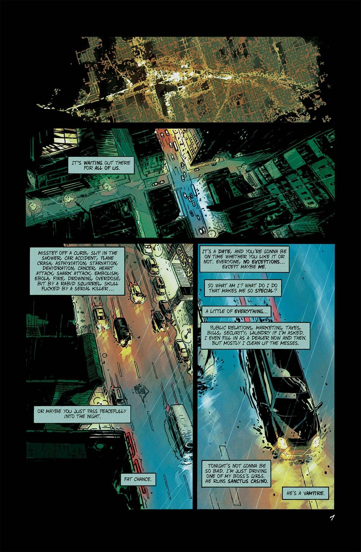 Vamp Trade sample interior comic page