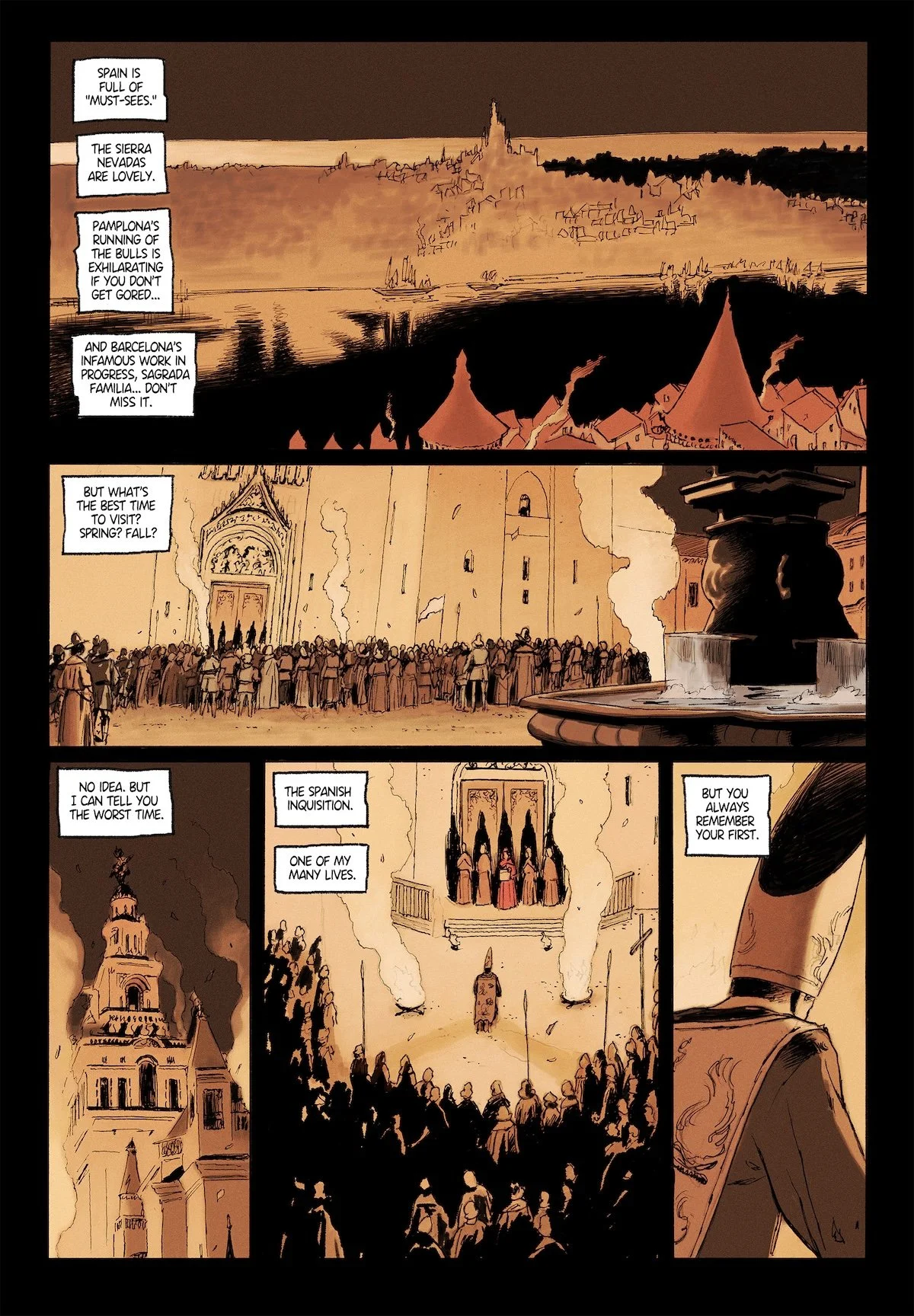 Vamp #5 sample interior comic page