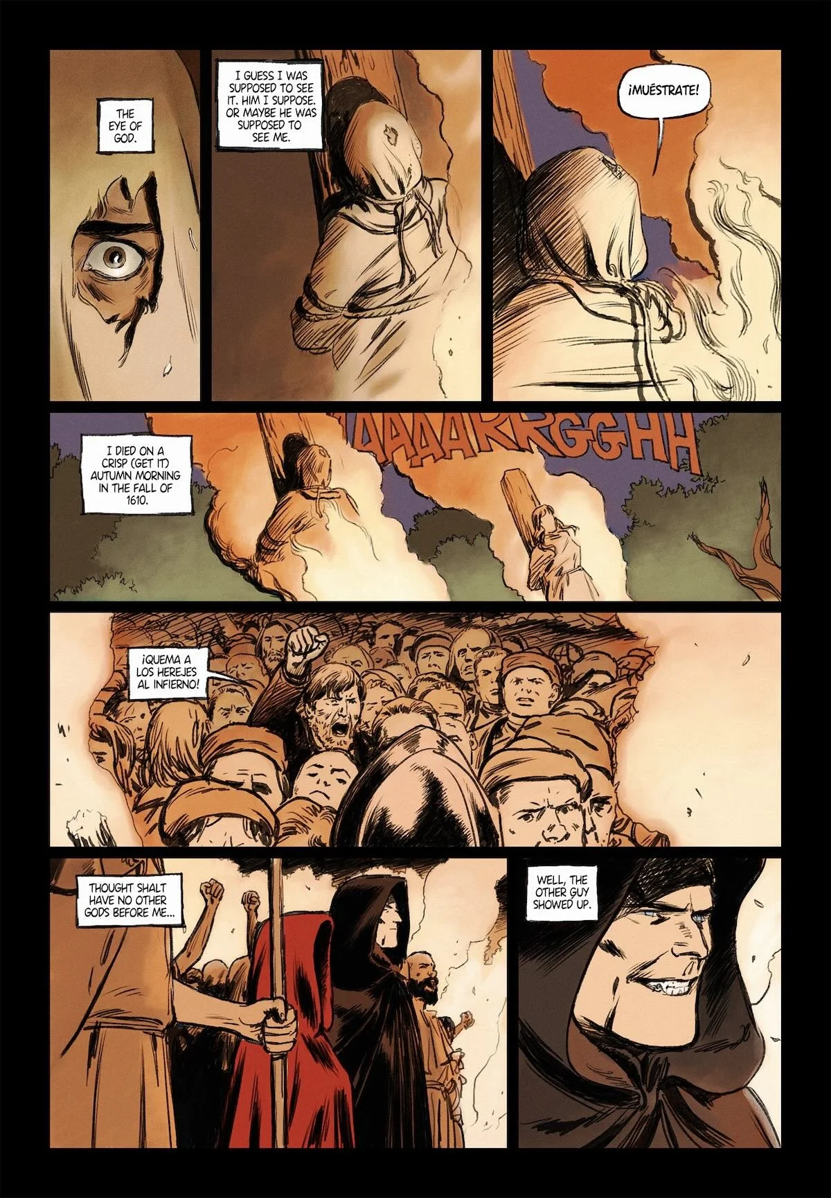 Vamp #5 sample interior comic page