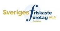 Sveriges friskaste företag 2018 logotyp