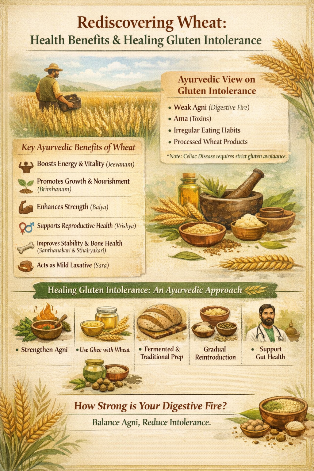 Rediscovering Wheat: Health Benefits and Solutions for Gluten Intolerance