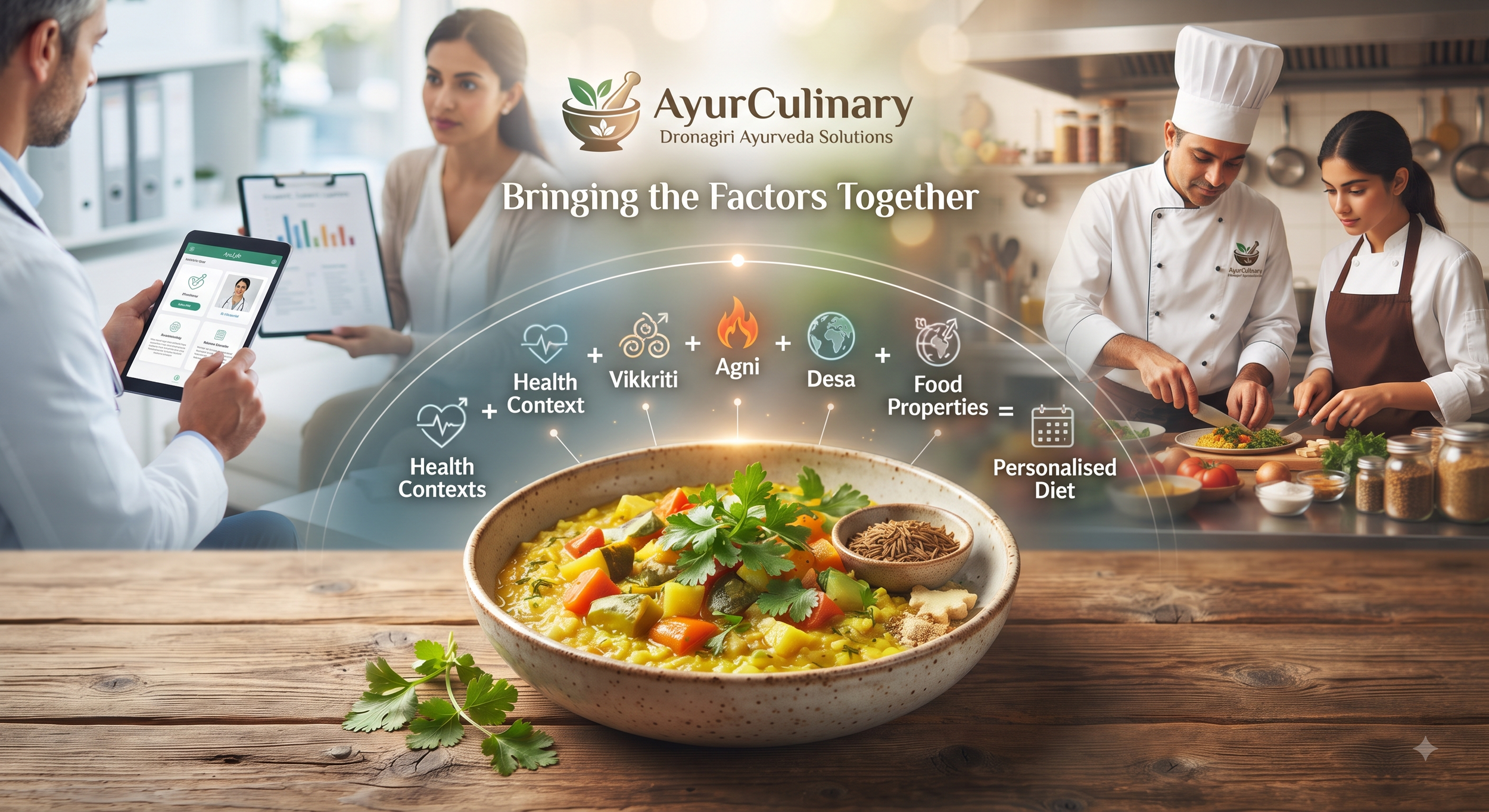 Beyond Macronutrients: The AyurCulinary Framework for Personalised Ayurvedic Dietetics
