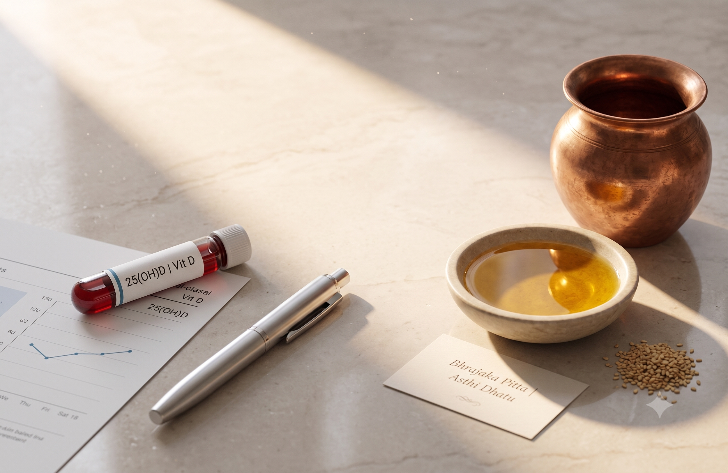 Integrative Diagnostics: Ayurvedic Perspectives on Vitamin D Deficiency and Natural Synthesis