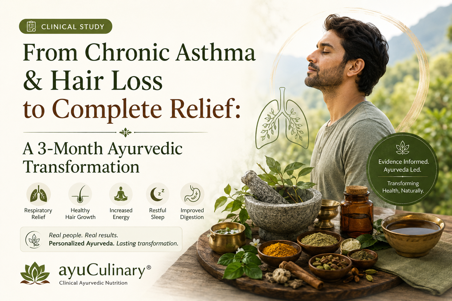 From Chronic Asthma &amp; Hair Loss to Complete Relief: A 3-Month Ayurvedic Transformation