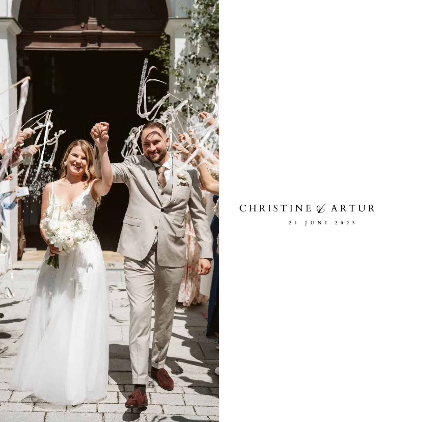 Manchmal sind es die kleinen Dinge, die einen Hochzeitstag unvergesslich machen &ndash; und bei Christine &amp; Artur gab es davon so viele. 🤍 Im Juni durfte ich ihre Hochzeit im Lager3 in Bad W&ouml;rishofen begleiten &ndash; eine Location voller C