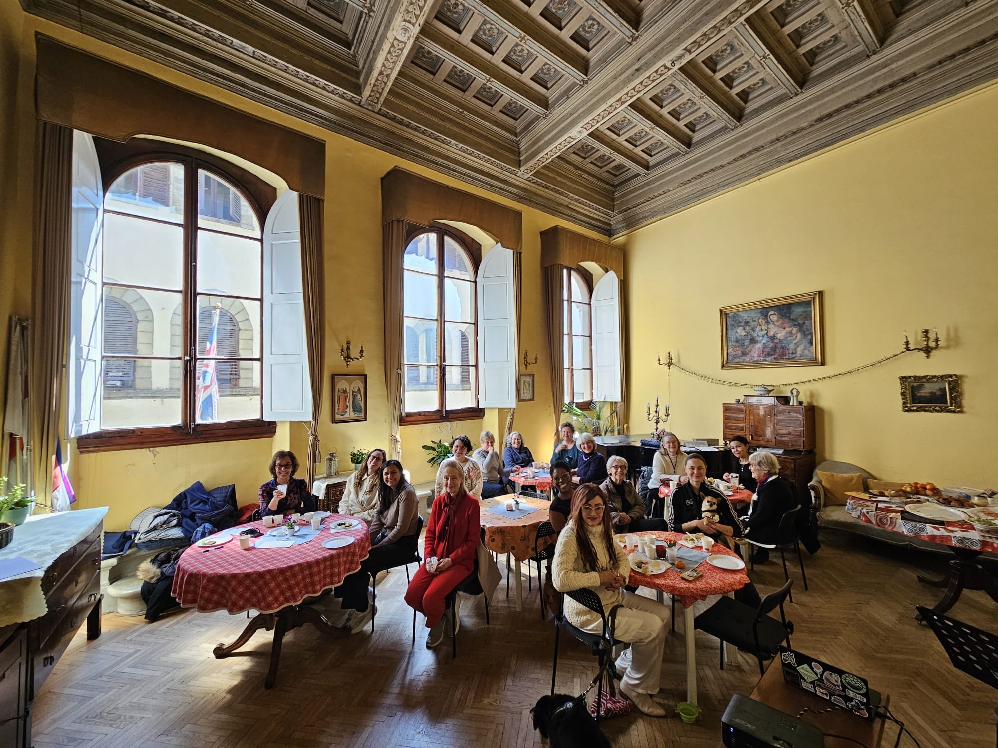 We even had two dogs share our morning!