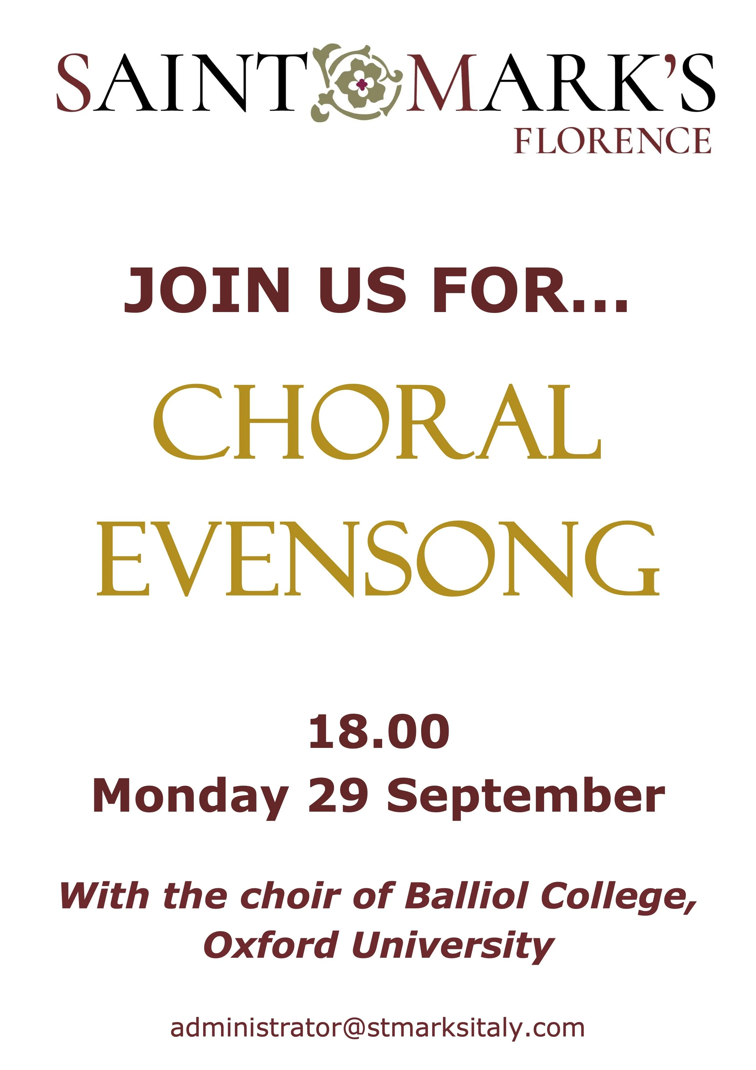 Choral Evensong