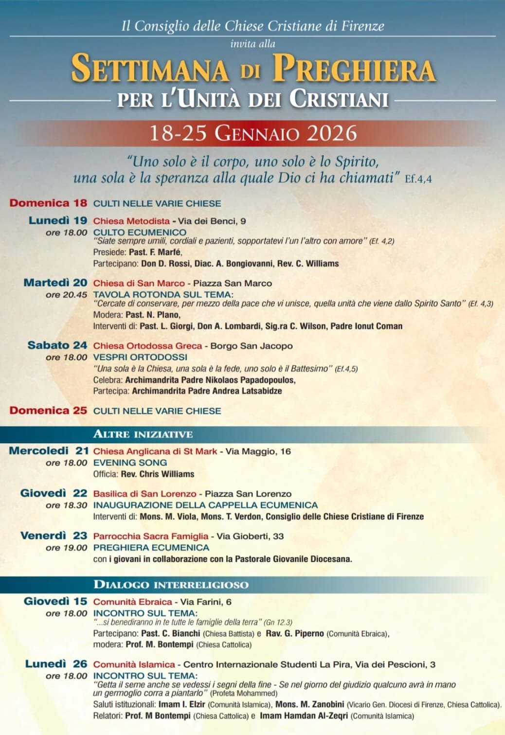 Week of Prayer for Christian Unity