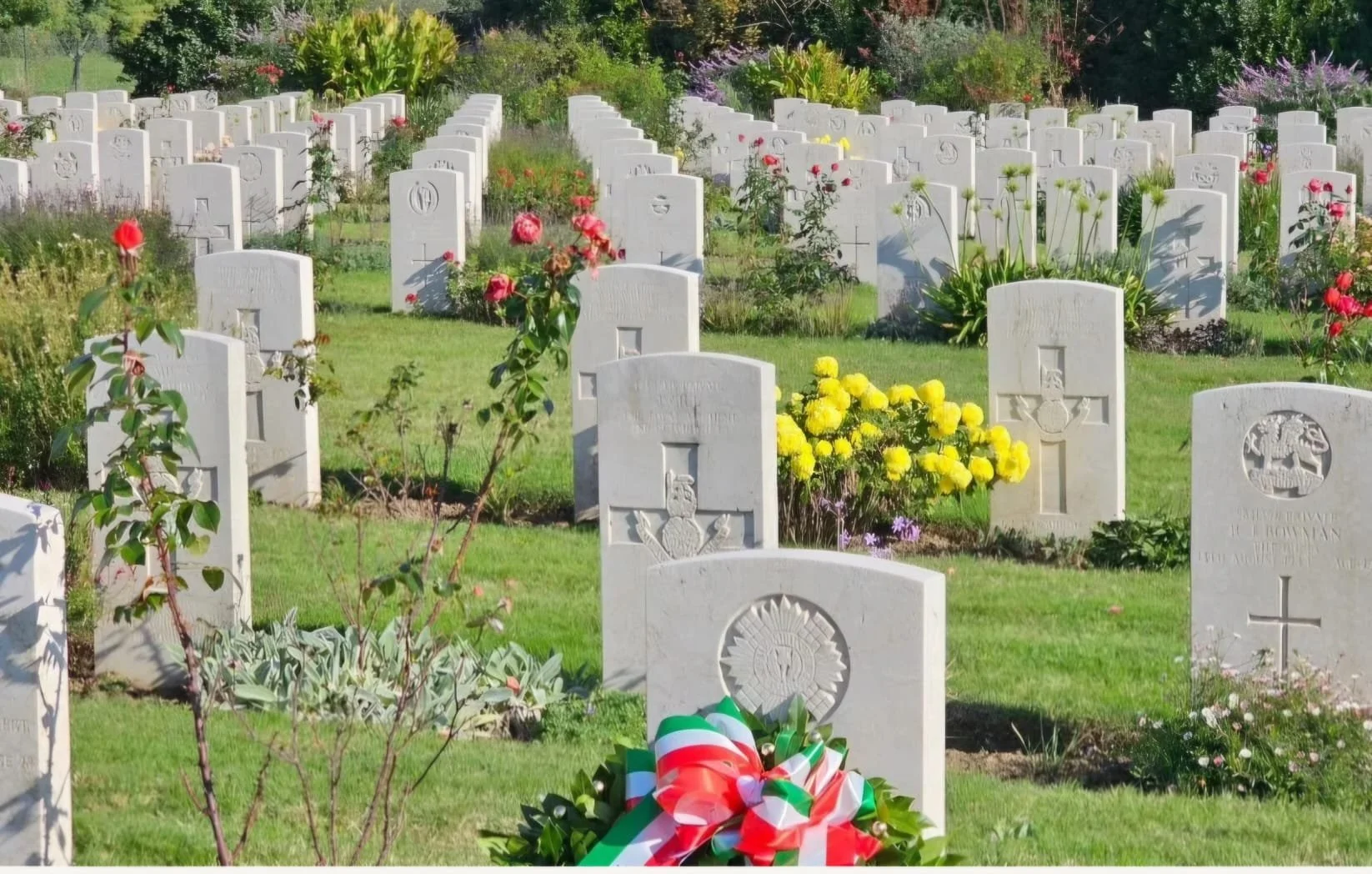 Act of Remembrance at the Commonwealth War Cemetery