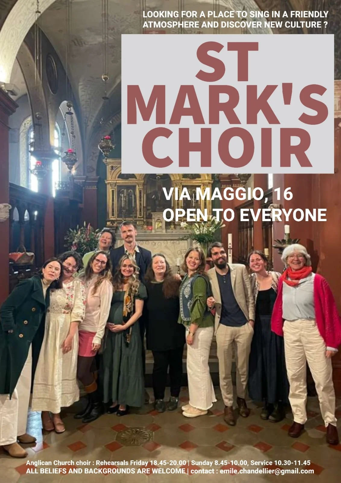 Why not join our Choir? All are welcome :)
