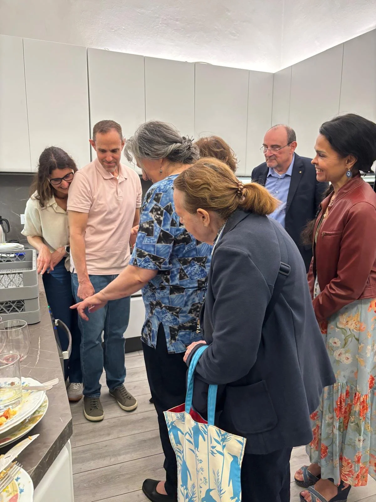 Excited at our new, industrial dishwasher!