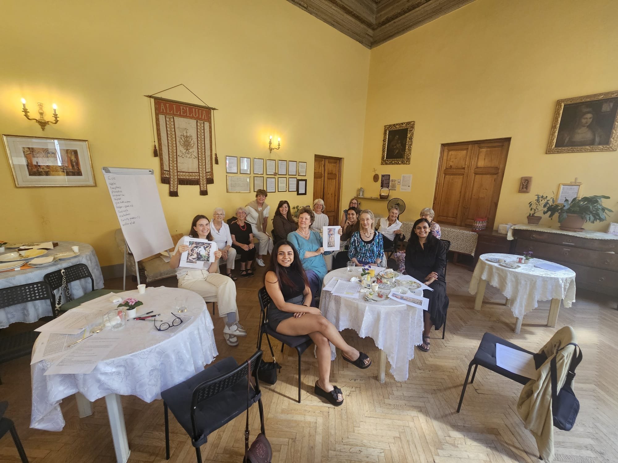 Our third Brunch Break for the ladies.        Thanks to Susan who gave a very interesting talk about Eve, which led to an engaging discussion!