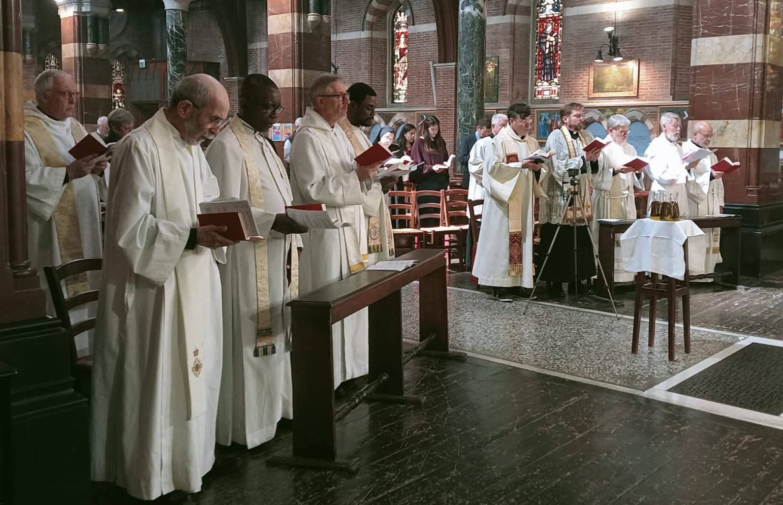 Father Chris went with Linda and Sue, to the Chrism Mass in Rome