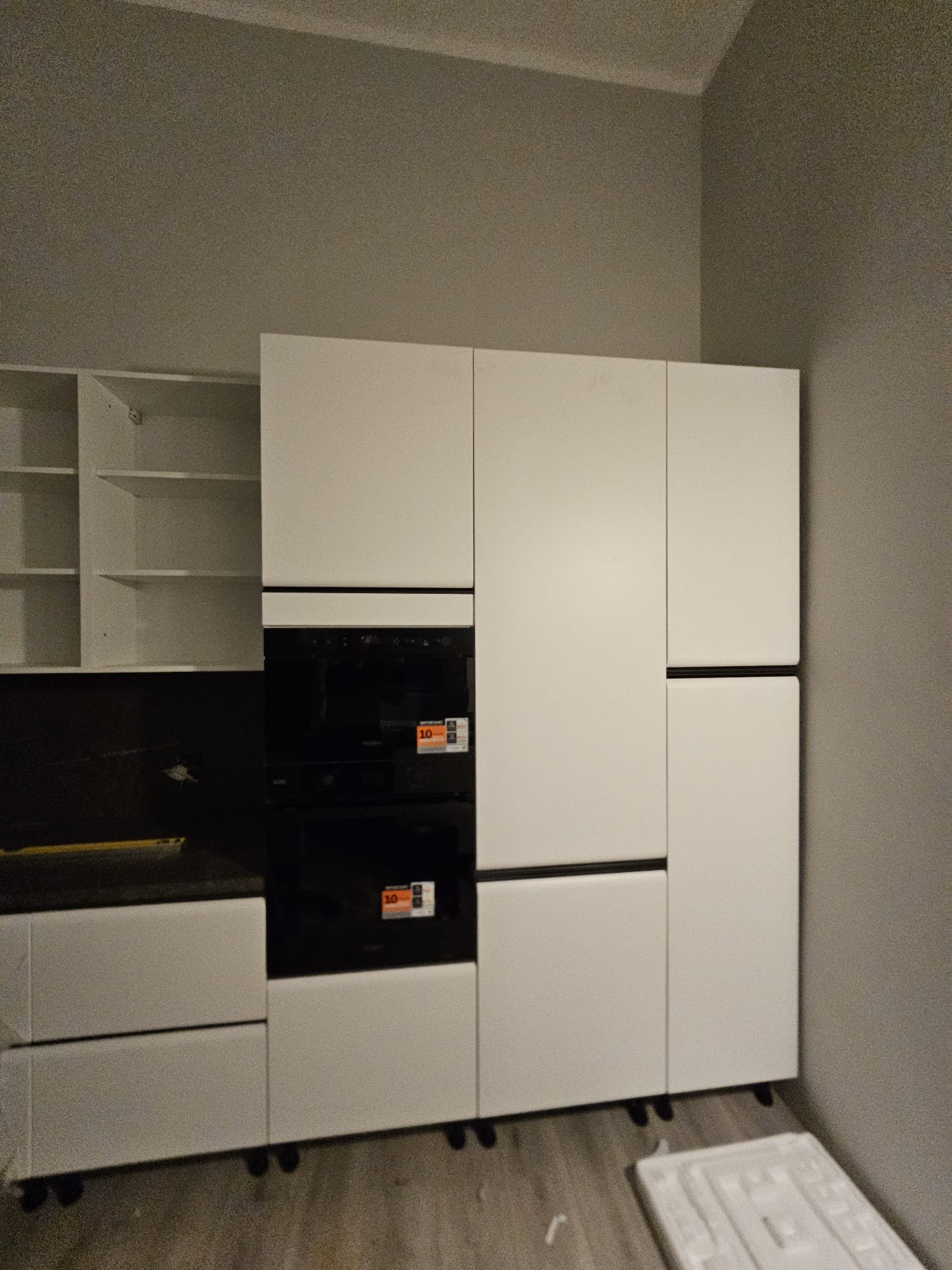 Fridge freezer, oven and microwave