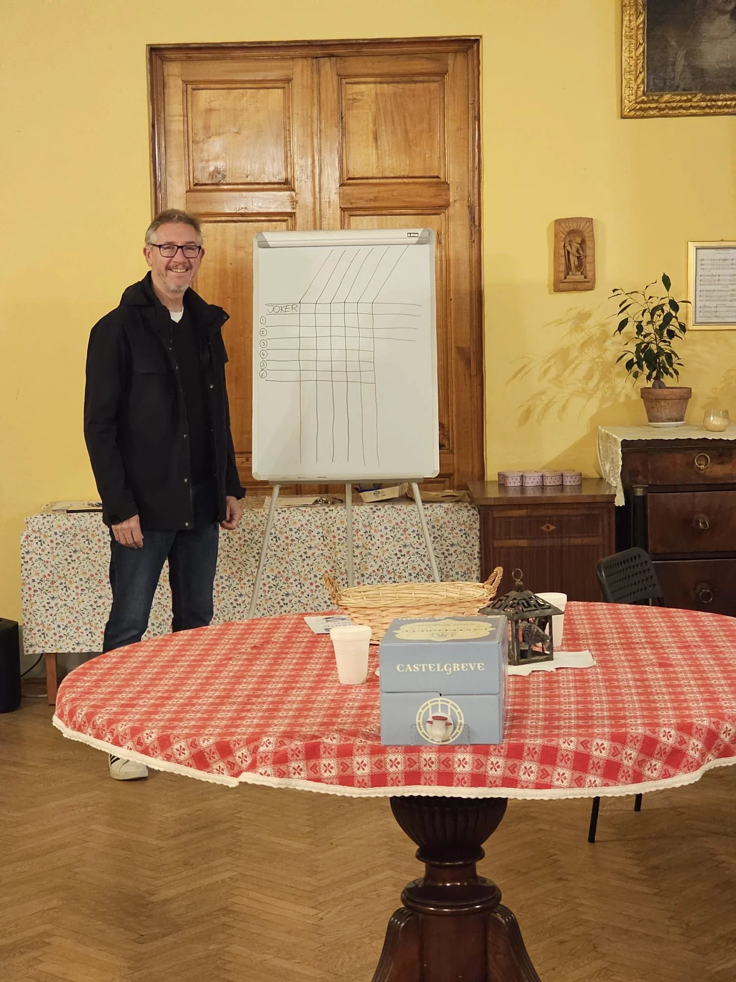 Our Quiz Master, Father Chris