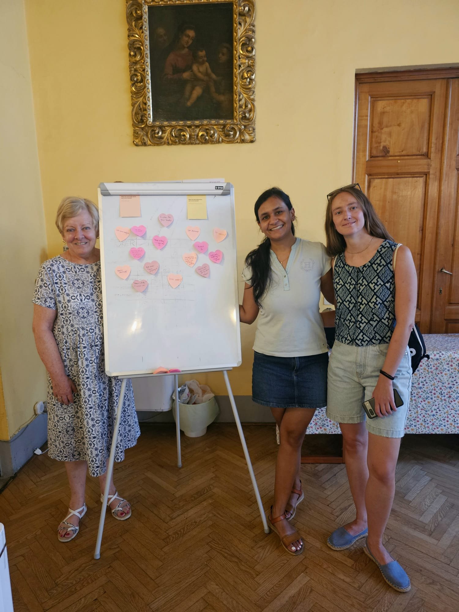 Thanks to Rubina who gave the talk and to Sue who helped set up