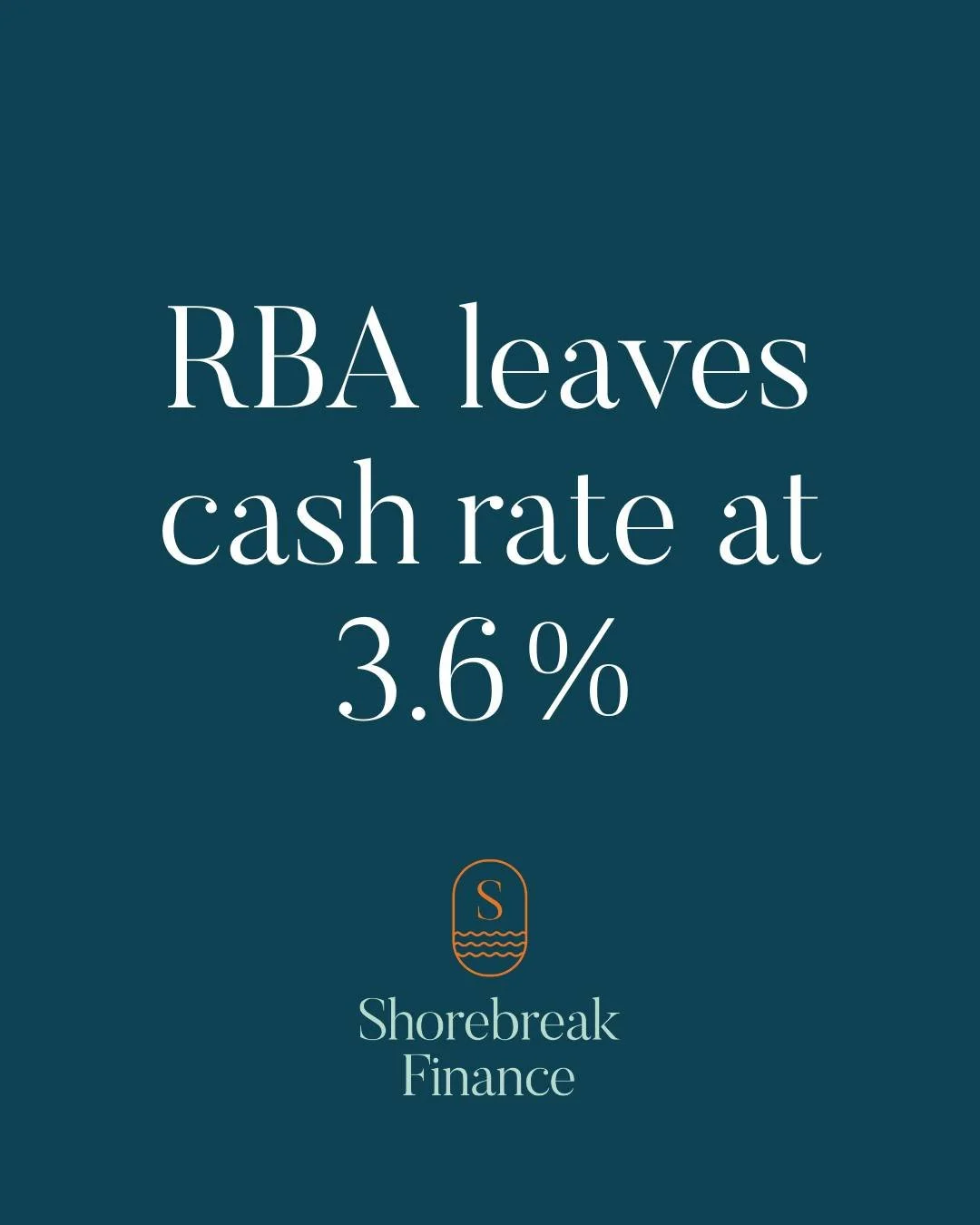RBA holds cash rate at 3.60%
The RBA has today announced the cash rate will remain unchanged at 3.60%.

While this provides some stability, it&rsquo;s still a good time to review your lending strategy and ensure your current structure is working in y