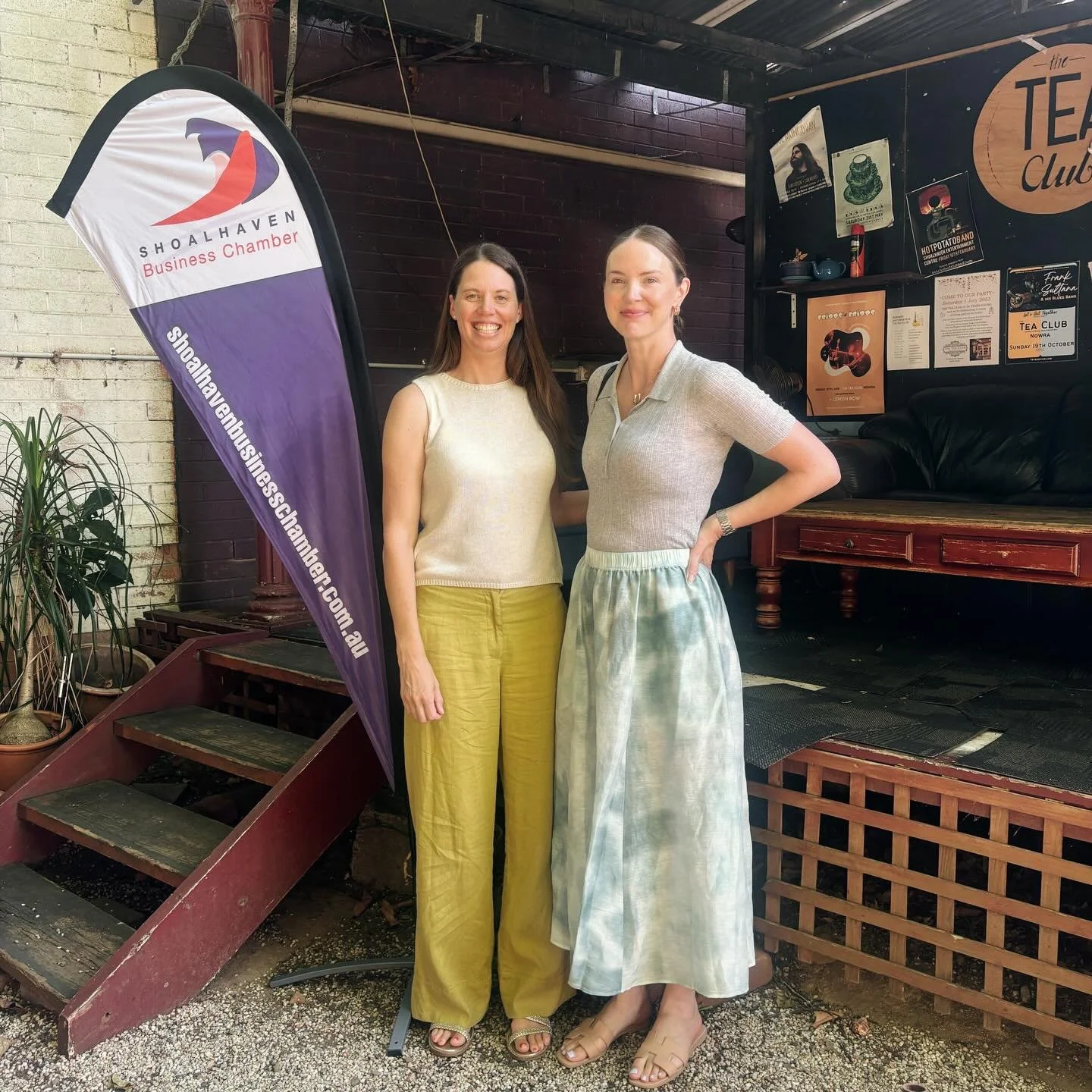 Rachel and Josie headed to Nowra this morning to attend the @shoalhavenbusinesschamber @shoalhavenchamberwib Women in Business Coffee Catch Up at @theteaclub_nowra. It was a lovely morning meeting other women in business in the local area and learnin