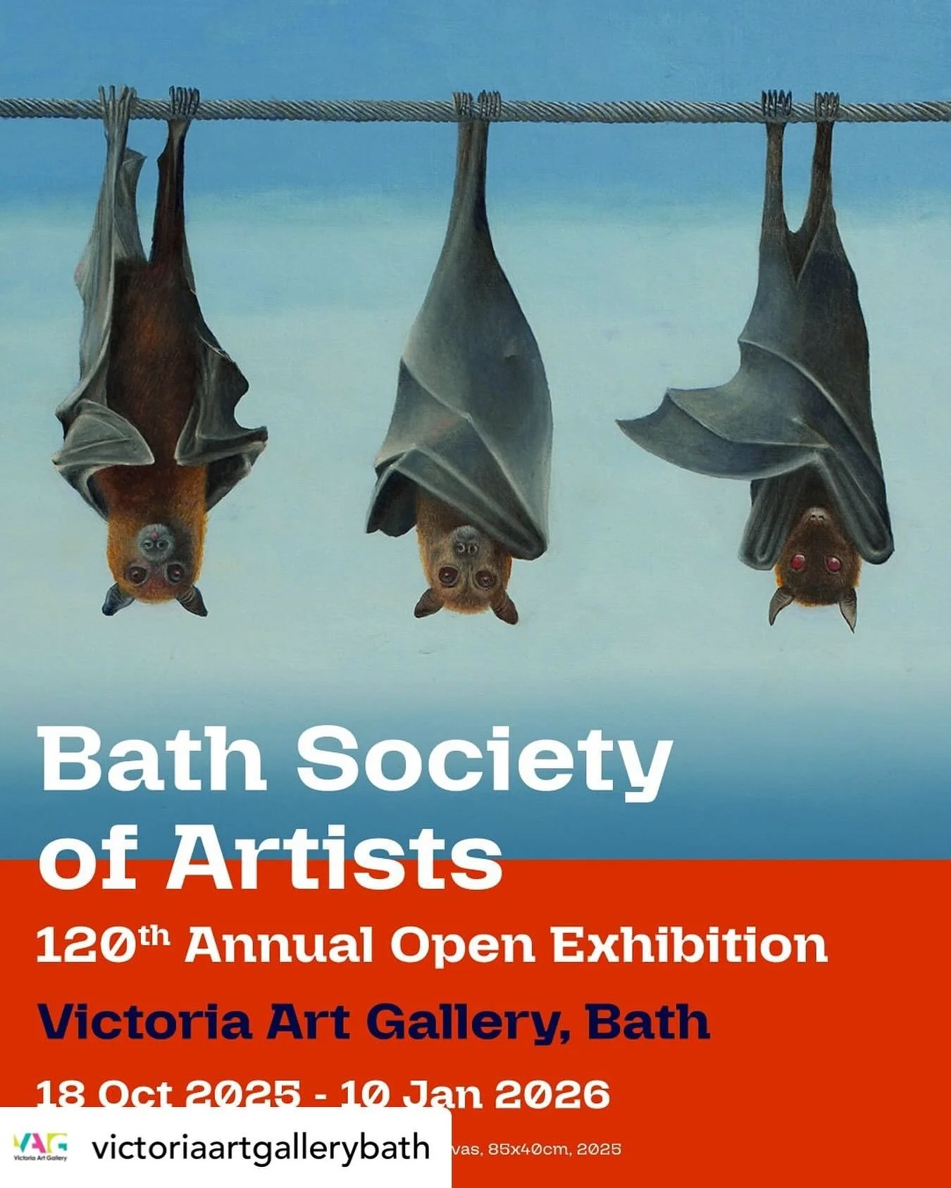 @victoriaartgallerybath 🌟 Today’s the day! 🌟
The Bath Society of Artists 120th Annual Open Exhibition is now open at Victoria Art Gallery! Explore an incredible showcase of paintings, prints and sculpture from both established artists and ri