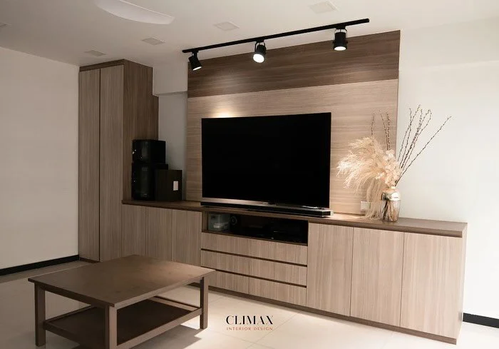 Elevate your living room&rsquo;s aesthetics with our wood on wood TV console, designed to create a soothing and inviting atmosphere. 

Project: Residential / Punggol, HDB

Like what you see? Reach out to us today for a FREE no-obligation quote!

+65 