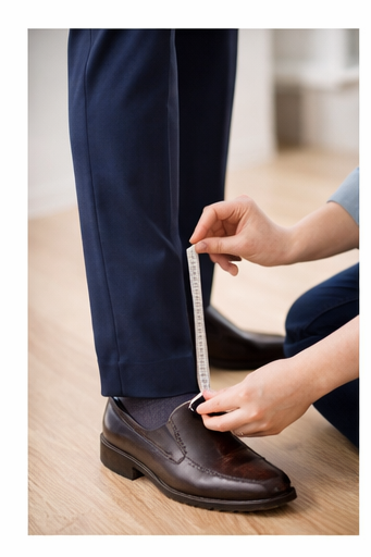 Close-up of frayed edge of denim jeans with orange topstitching and belt loop.