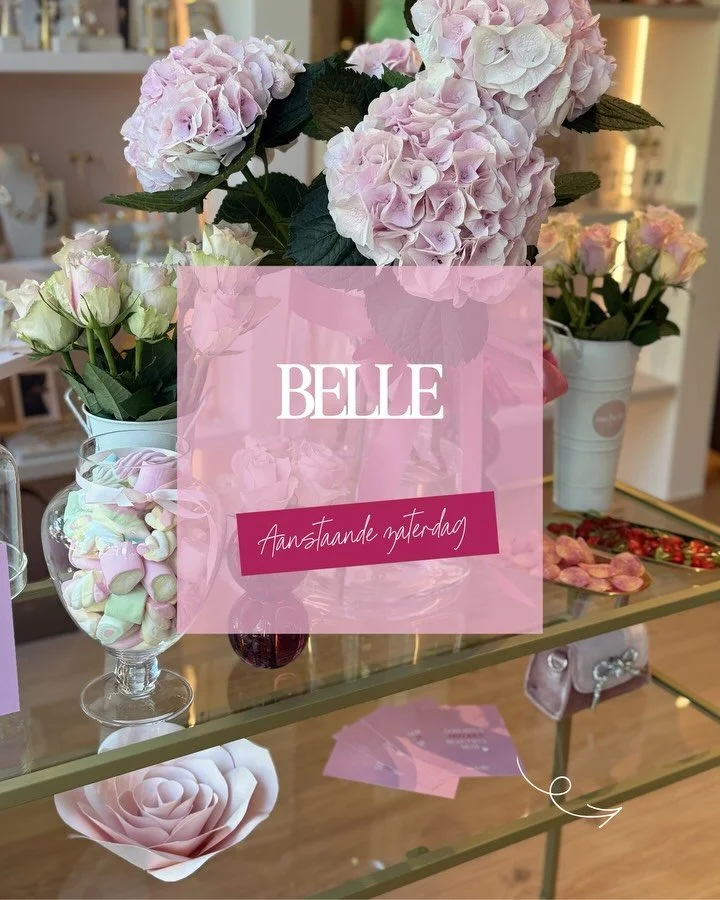It's a Belle Saturday&hellip; ✨
Deze zaterdag maken we er iets bijzonders van in de boutique. Een zaterdag vol sparkle, gezelligheid &amp; creatieve activiteiten. 

Pimp (gratis) je eigen sjaal met onze waanzinnige buttons en stel je eigen armband sa