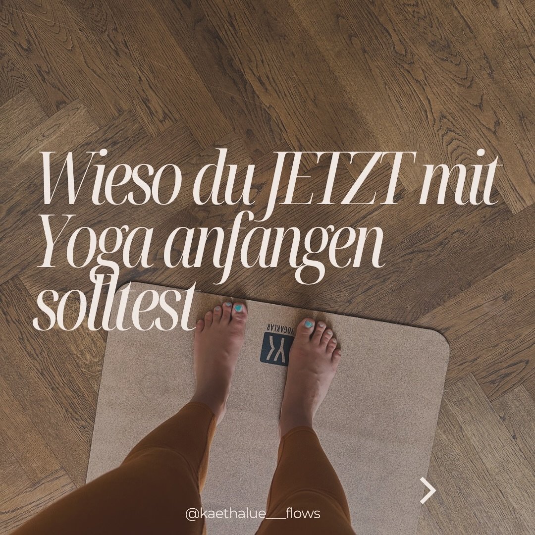 ganz ehrlich. 
wie oft h&ouml;re ich: &quot;ich w&uuml;rde gerne mit yoga starten, doch ich bin zu unflexibel oder traue mich nicht.&quot; ich sage es dir! schalte diese stimme in deinem kopf aus 🗣️🚫

du h&ouml;rst mich immer wieder sagen, dass yog