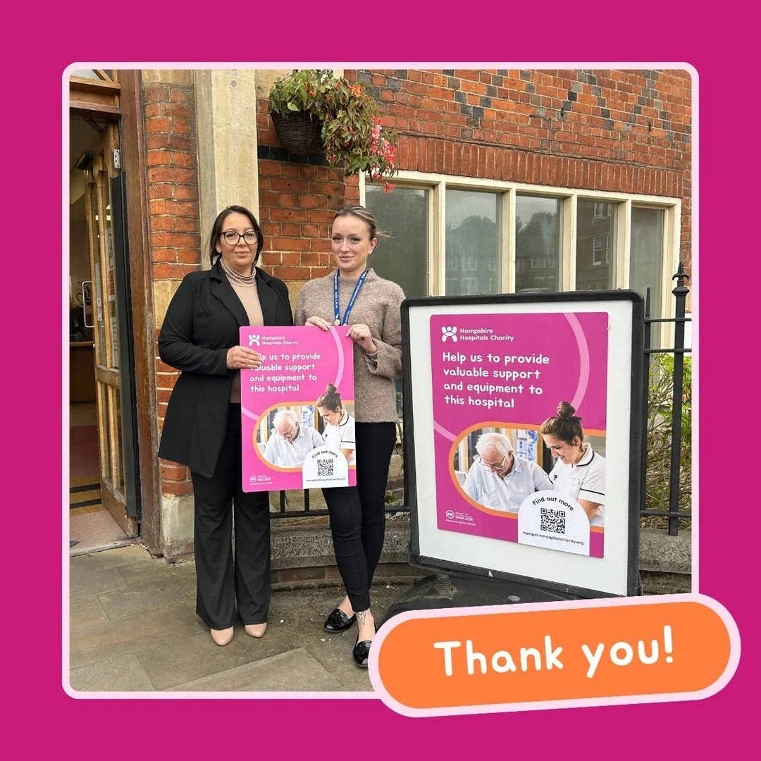 What a fantastic way to start the week!

We&rsquo;re thrilled that the wonderful team at @blueangelcare has chosen to support Hampshire Hospitals Charity as their Charity of the Year. They&rsquo;re already off to a brilliant start, with cake sales un