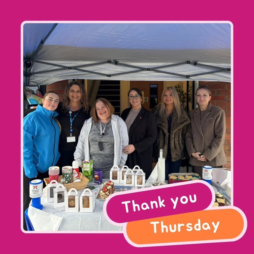 A huge thank you to the team from @blueangelcare who held a cake sale yesterday to raise funds for Hampshire Hospitals Charity.

The delicious bakes raised an incredible &pound;342 - more than double the original goal they'd set for themselves.

A hu