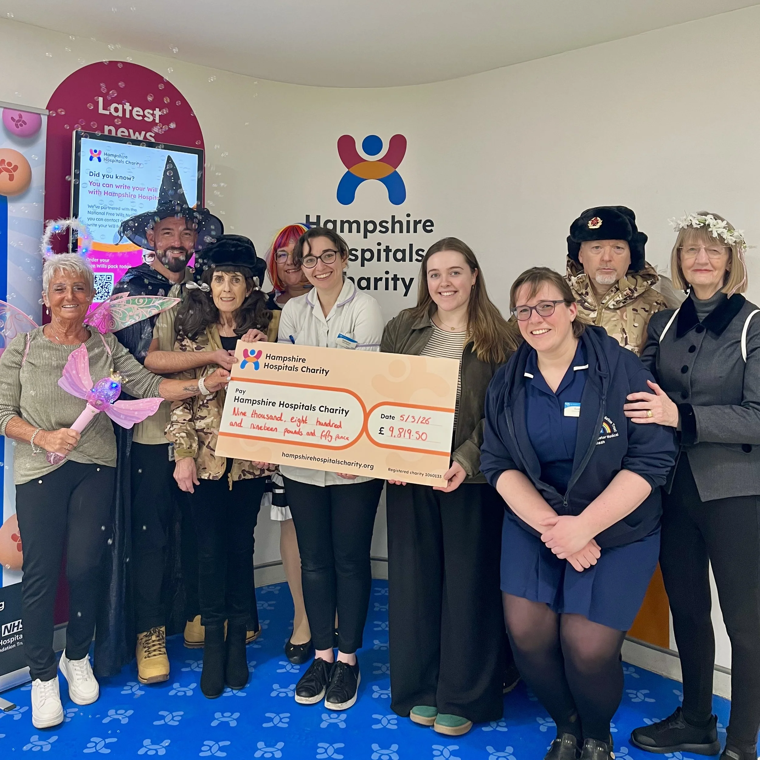 Hospital staff panto raises thousands to support patients