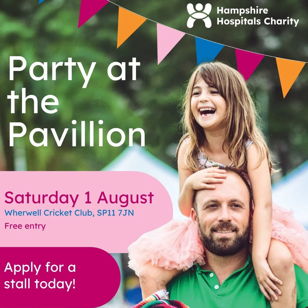 Are you a stall holder looking for fun, family friendly events to attend this summer? Then look no further...

Join us at our Party at the Pavilion at Wherwell Cricket Club on Saturday 1 August where we'll be hosting a free event for local people to 
