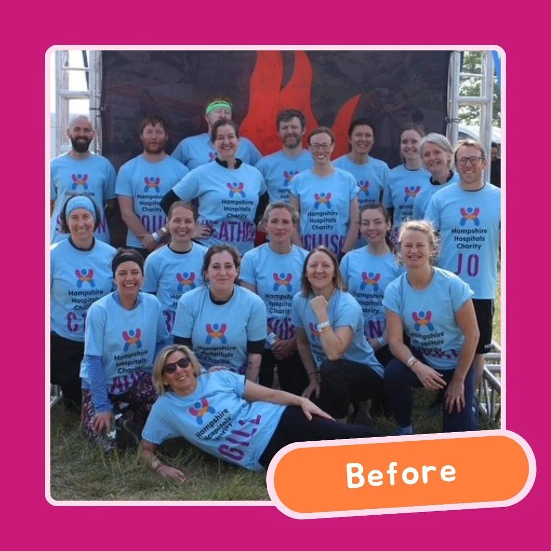 A huge well done to our maternity team which recently took part in a Tough Mudder challenge to raise funds for Hampshire Hospitals Charity and the purchase of upgraded CTG machines.

The team of 19, made up of staff from both maternity units at Basin