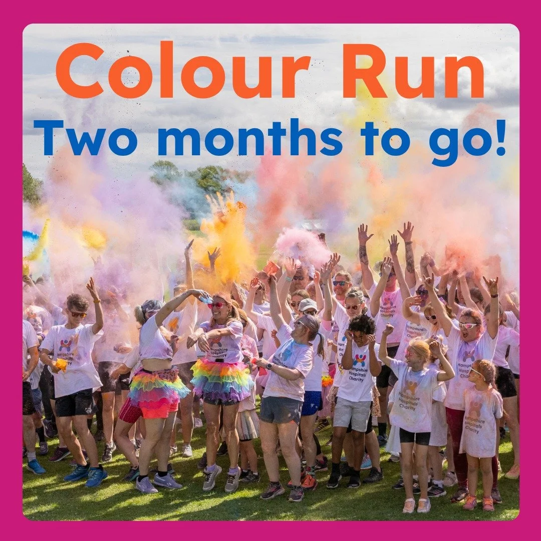 The countdown has officially begun as there are now just two months left until our popular Colour Run 🧡💙🩷

This family friendly event is ideal for people looking to have fun with a different and takes place in Harewood Forest on Saturday 1 August.