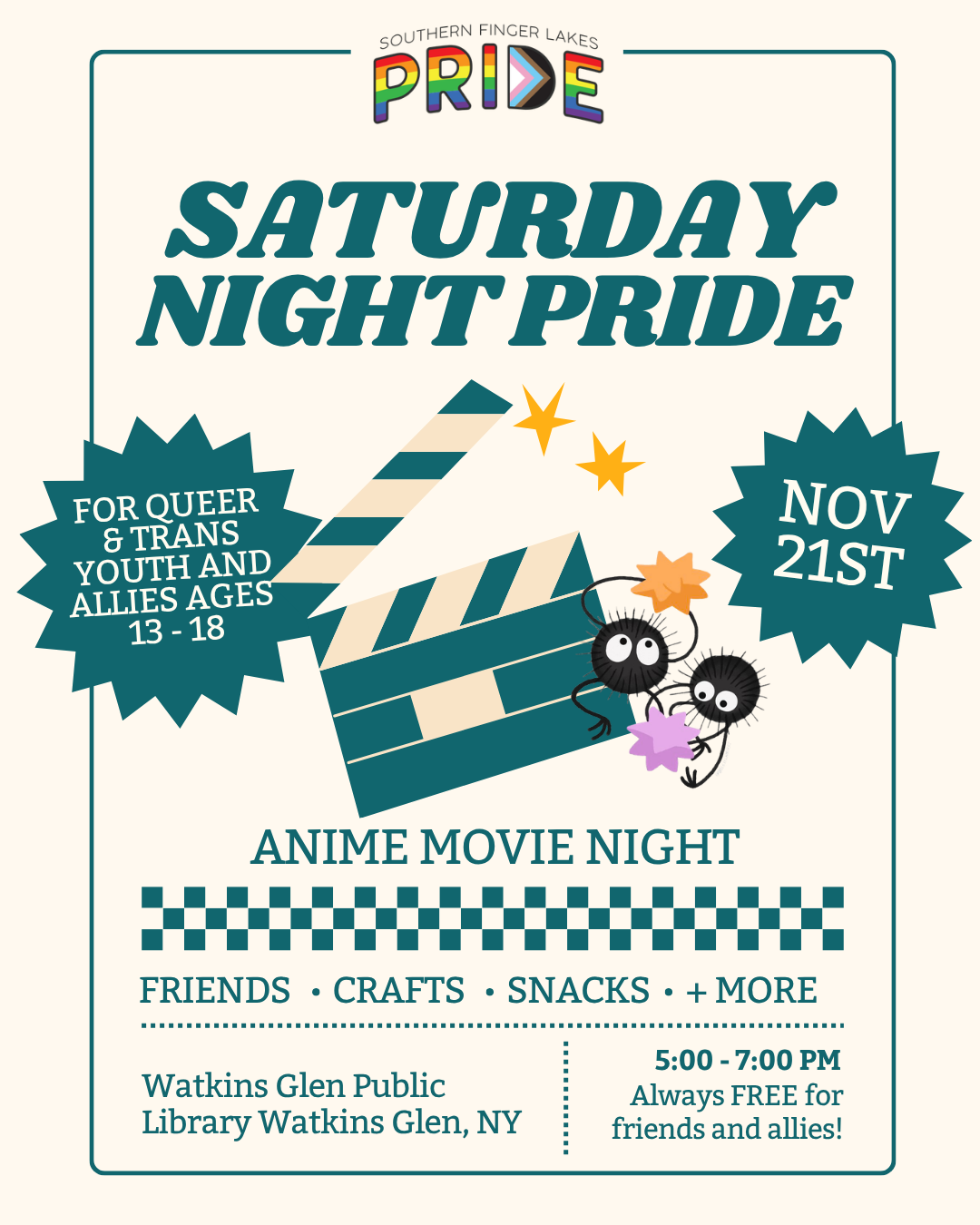 SATURDAY NIGHT PRIDE, WATKINS 
