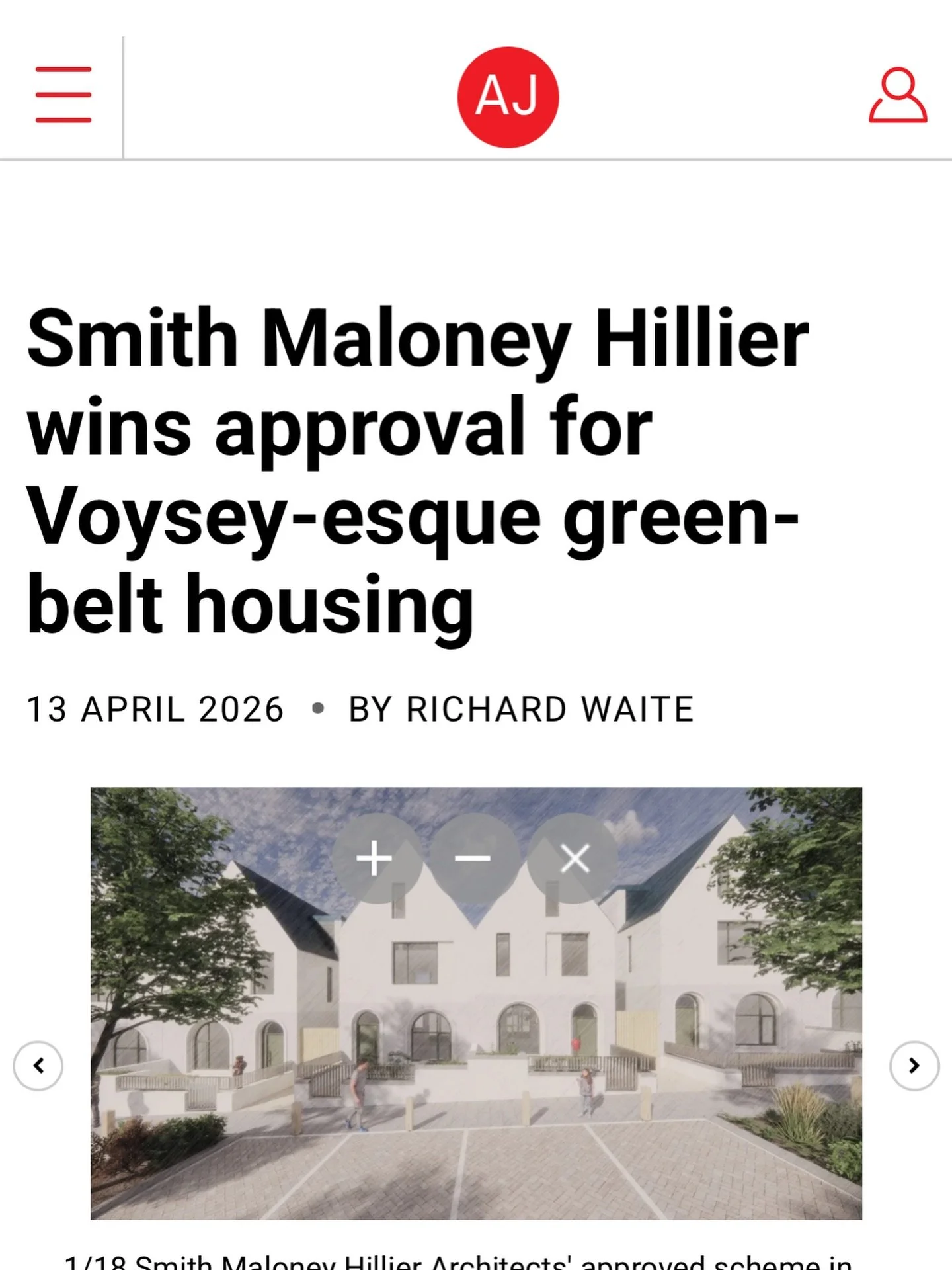 Nice to get a mention in the @architectsjournal for our recent planning success in #northsomerset . #housingdesign #ruraldevelopment.