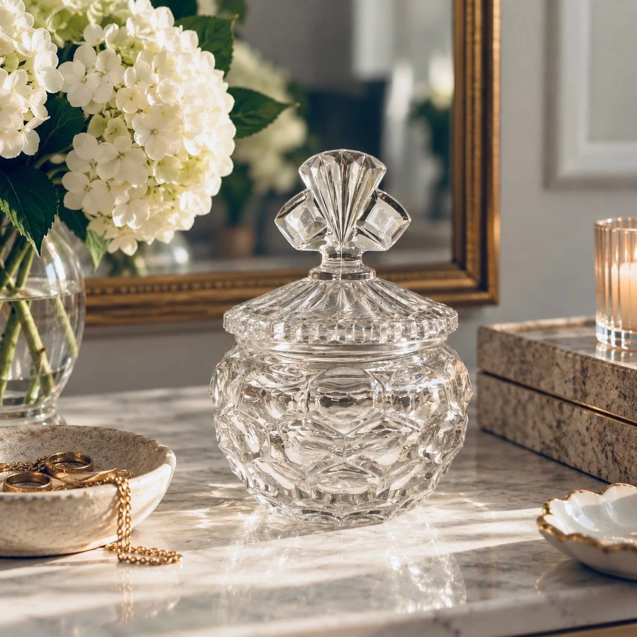 The Astoria Glass Jar