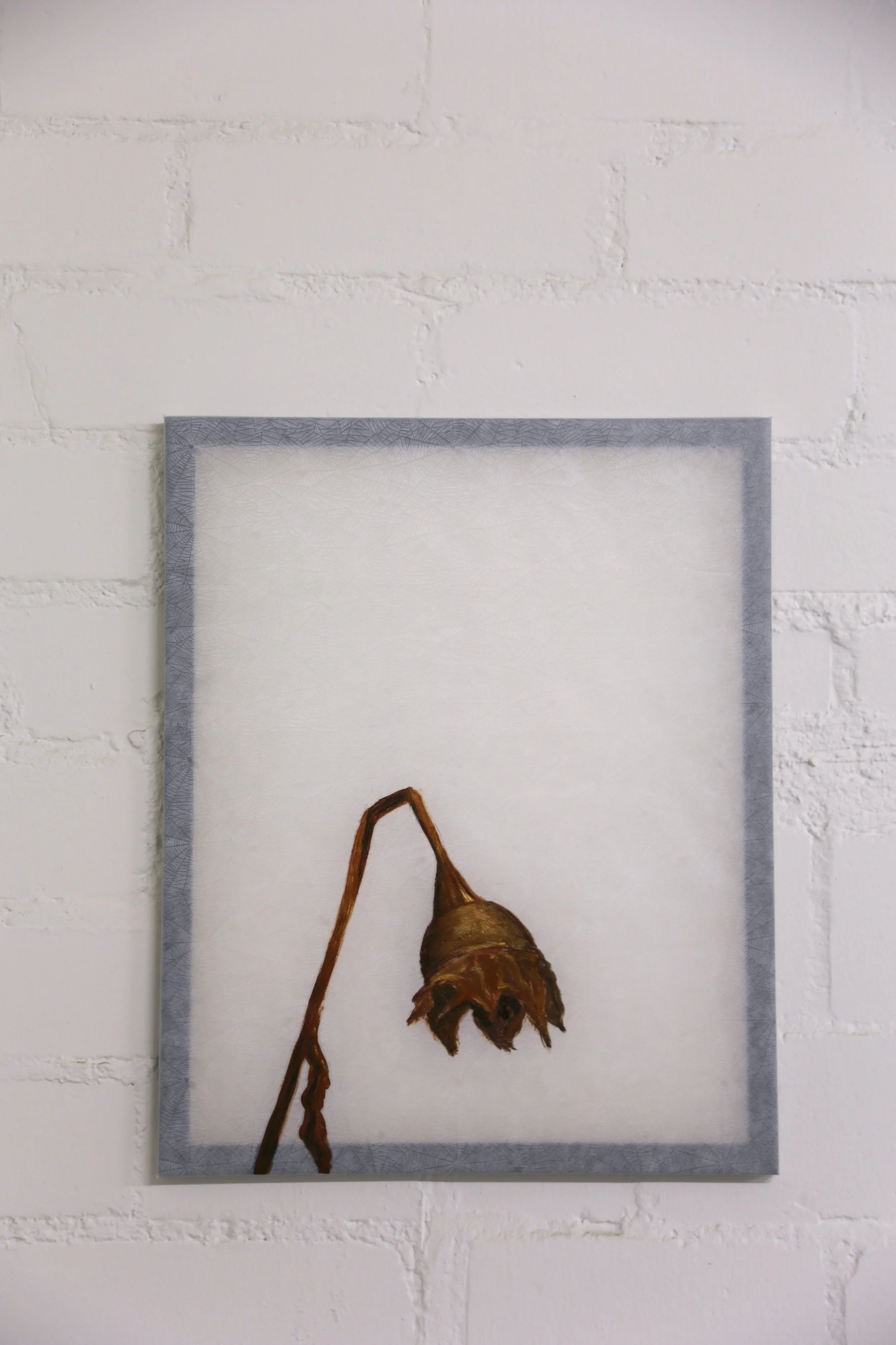 Game over X (brown flower 3), 51 x 41 cm