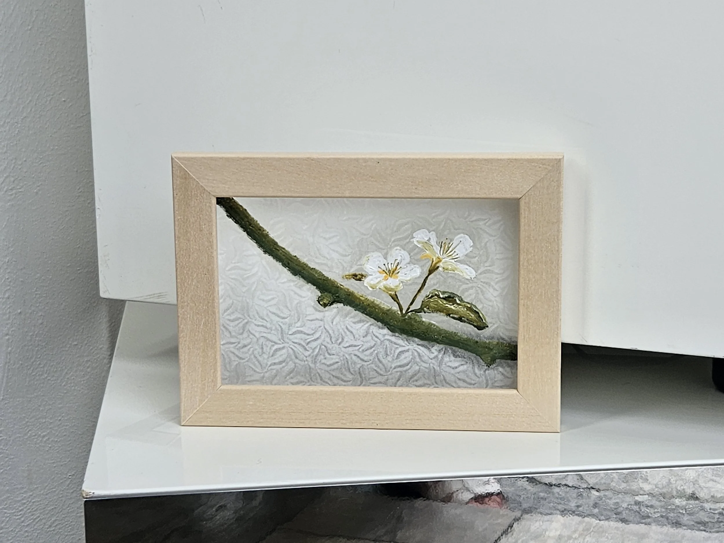 New Game IX (apple blossom)  13 x 18 cm