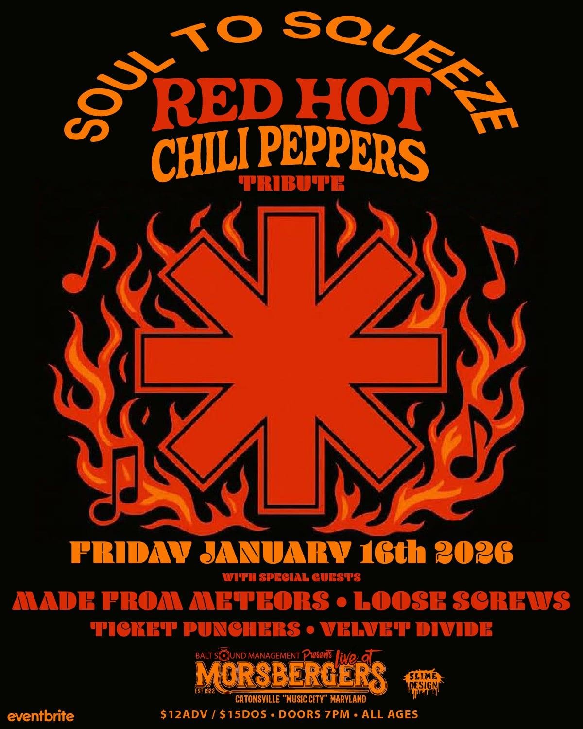 Soul to Squeeze - RHCP Tribute @ Morsbergers Tavern