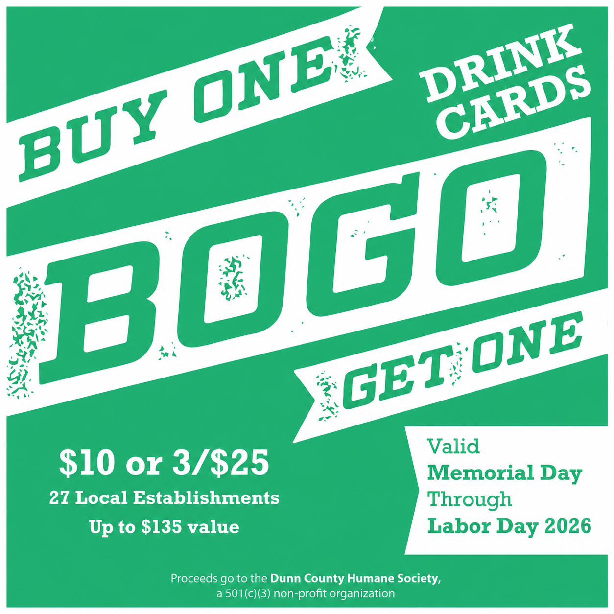 BOGO for the Animals