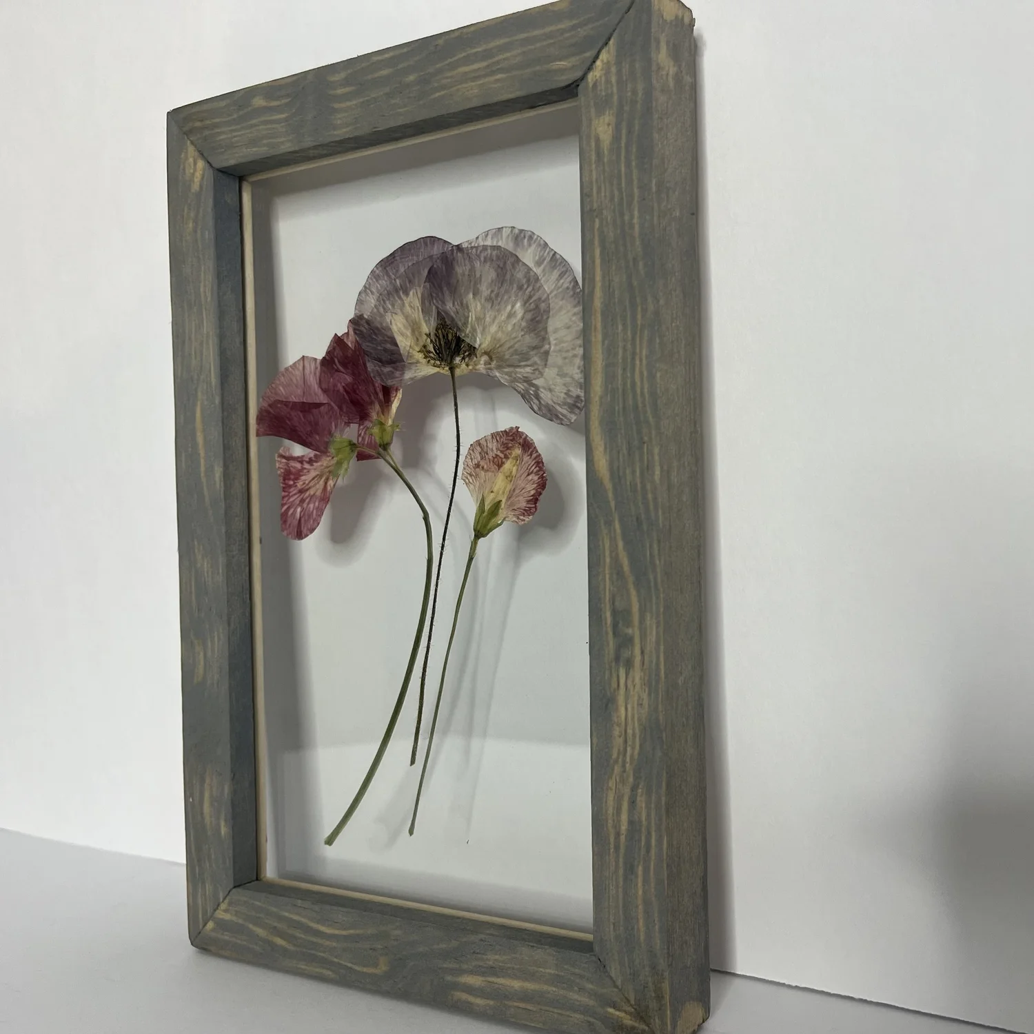 Sweet Peas Pressed Flower Art — Larkspur Design