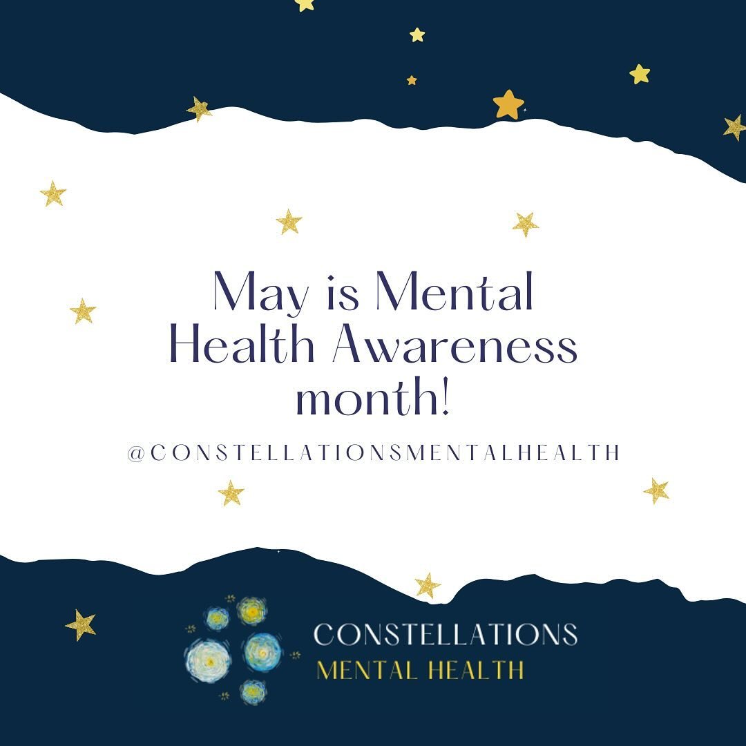 Happy mental health awareness month! 
.
It&rsquo;s important to prioritize your mental health every day, but this month so many people will be posting resources and information to help those struggling with mental illnesses and depression. This is al