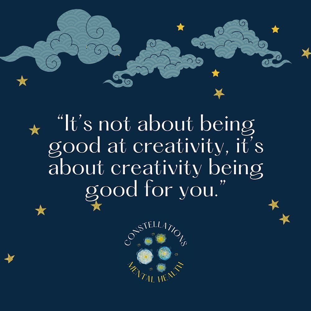 Art therapy isn&rsquo;t about being &ldquo;good&rdquo; or &ldquo;bad&rdquo; at art. It&rsquo;s about engaging in creativity, about thinking in new ways or patterns. Being creative can help us reach thoughts and feelings that we struggle to otherwise.