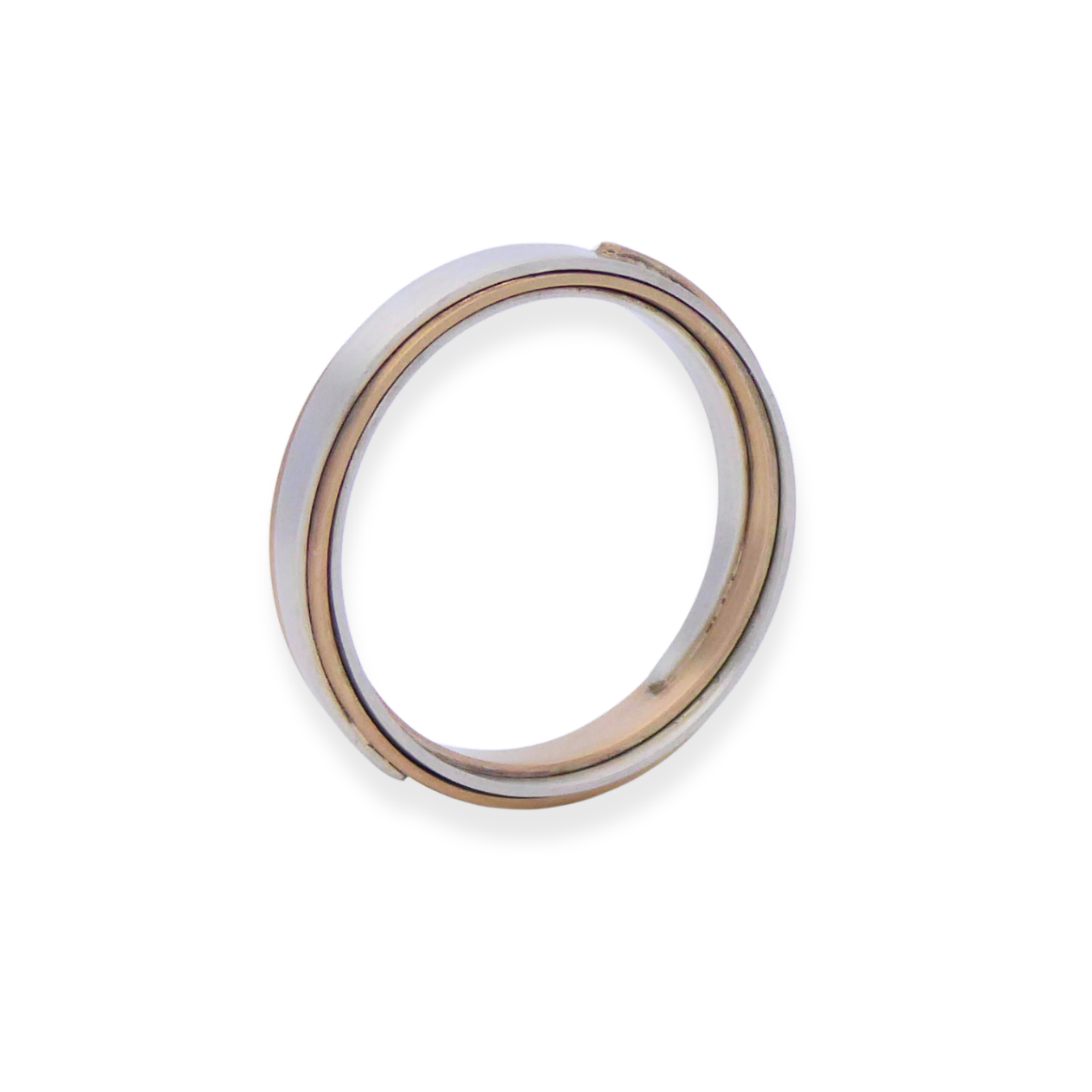 Bound Unity Wedding Ring - 9ct White Gold & 9ct Yellow Gold